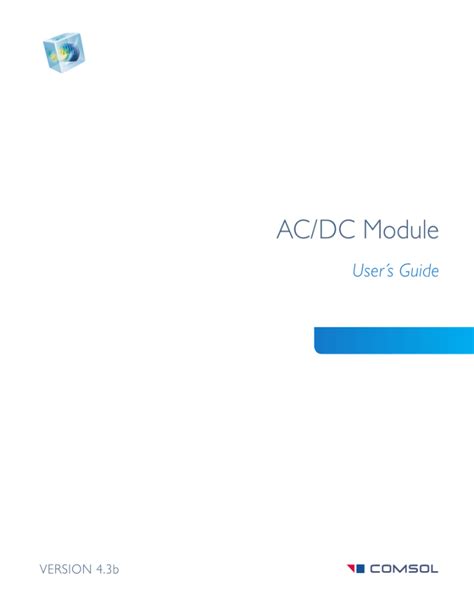 The AC/DC Module User’s Guide 